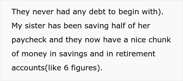 Couple Cry Poor For Years, But Expect Lavish $500 Gifts And Expenses Paid, Sis Finds Out The Truth