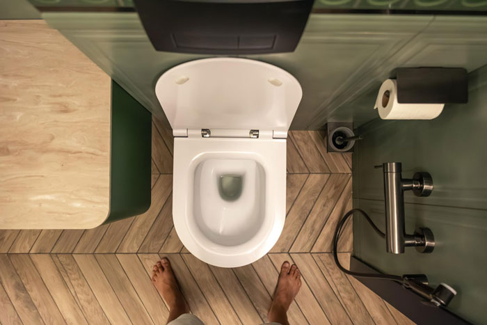 Gross Dad Keeps Wetting The Toilet Seat, Disgusted Daughter Uses His Clean Underwear To Wipe It
