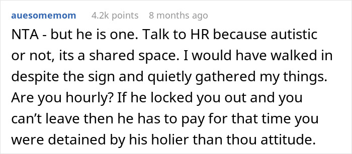 Guy Berates Employee Over Nothing, Then Acts All “Nice” When Employee Says They Are Autistic