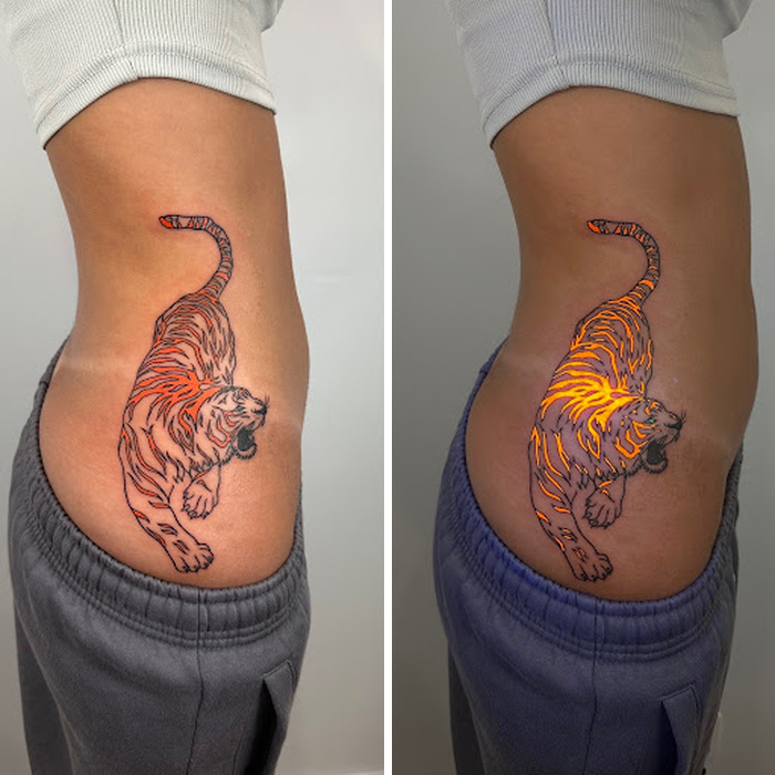 40 UV Tattoos I Created That Only Reveal Their Magic Under Blacklight