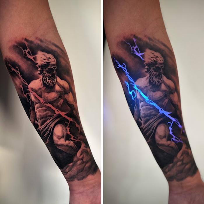 40 UV Tattoos I Created That Only Reveal Their Magic Under Blacklight