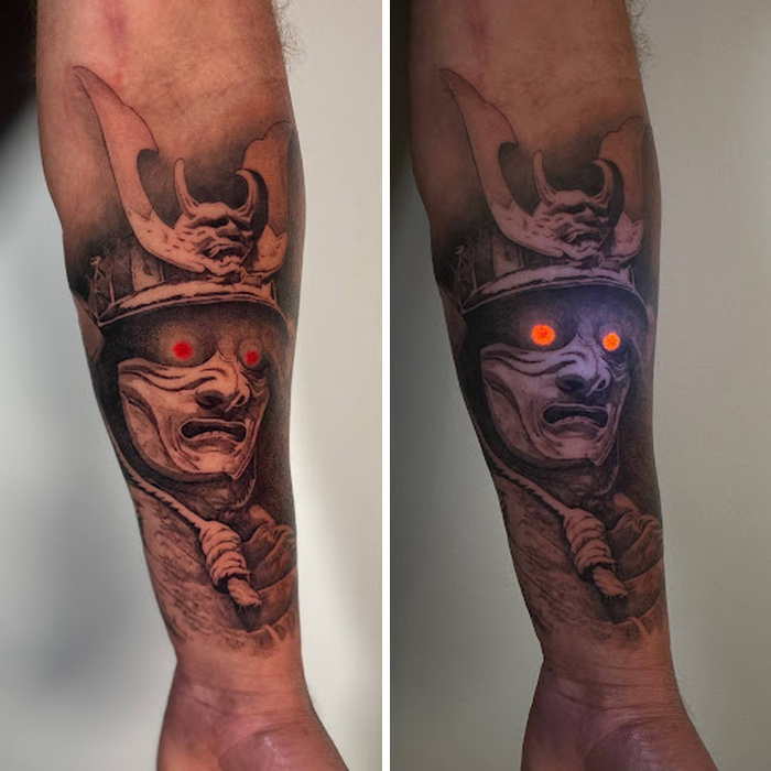 40 UV Tattoos I Created That Only Reveal Their Magic Under Blacklight