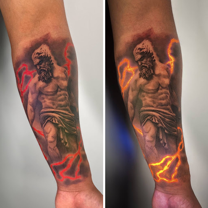 40 UV Tattoos I Created That Only Reveal Their Magic Under Blacklight