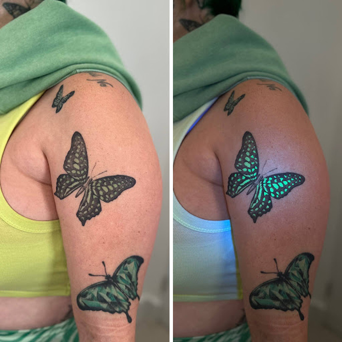 40 UV Tattoos I Created That Only Reveal Their Magic Under Blacklight