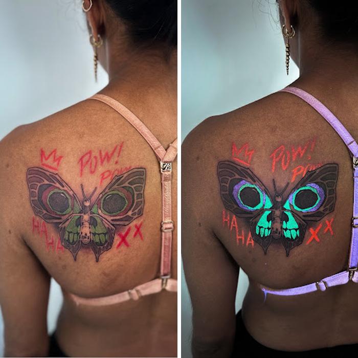 40 UV Tattoos I Created That Only Reveal Their Magic Under Blacklight