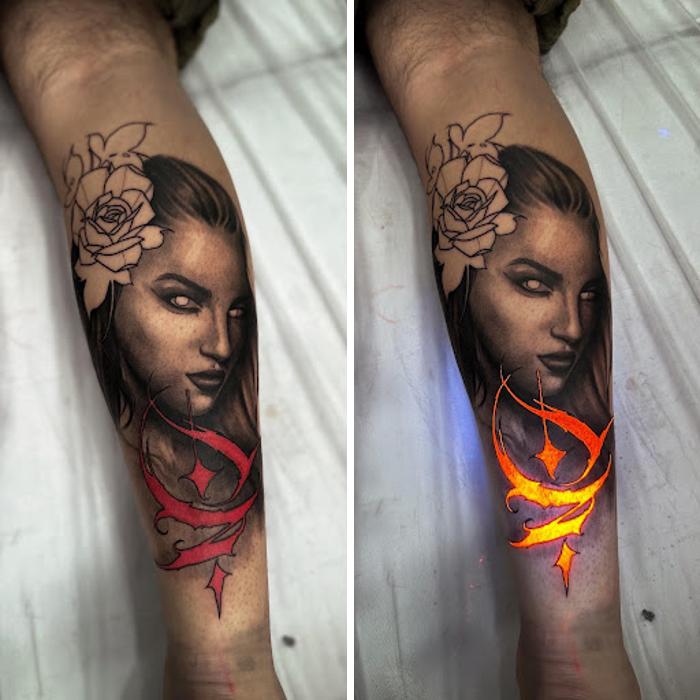 40 UV Tattoos I Created That Only Reveal Their Magic Under Blacklight