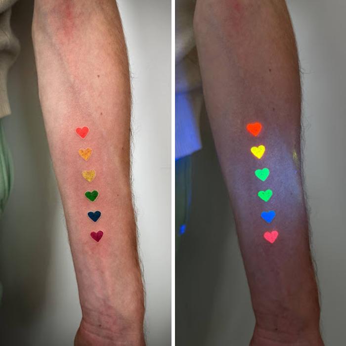 40 UV Tattoos I Created That Only Reveal Their Magic Under Blacklight