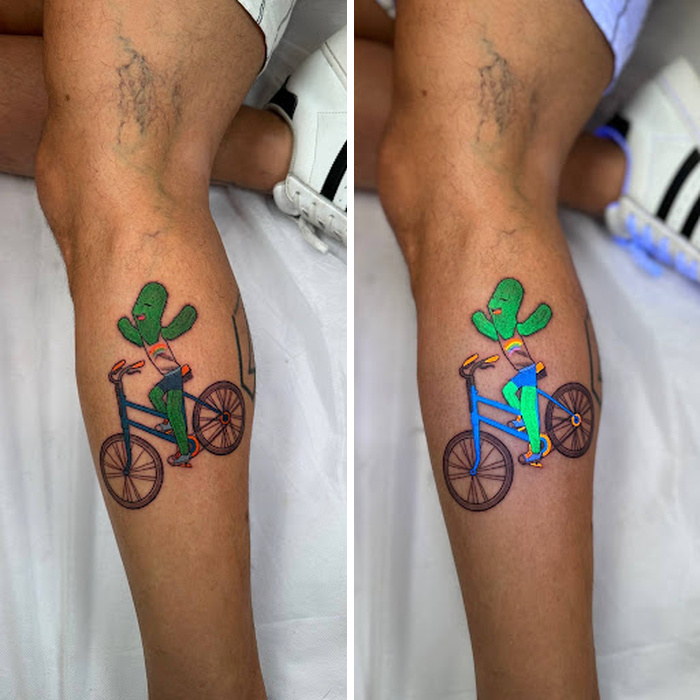 40 UV Tattoos I Created That Only Reveal Their Magic Under Blacklight