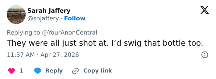 Woman Slammed For Bizarre Act Amid Chaos After White House Correspondents&rsquo; Dinner Attack