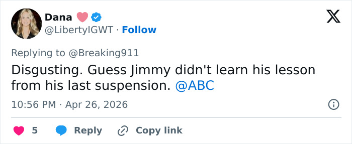 Melania Trump Blasts &lsquo;Coward&rsquo; Jimmy Kimmel Over Monologue Delivered Days Before WHCD Attack