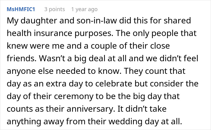 Couple Legally Marries Months Before The Wedding Ceremony, Bride Starts Panicking That It Will Upset Guests