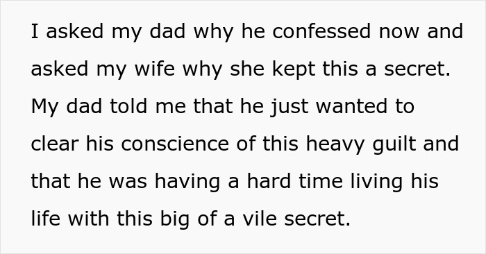 &ldquo;My Wife Doesn’t Know That My Dad Confessed&rdquo;: Man&rsquo;s World Shatters After Learning About A Double Betrayal