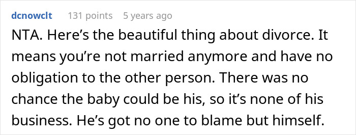 Woman Moves On After Divorce And Has A Baby, Accidentally Reveals Ex-Husband&rsquo;s Biggest Mistake