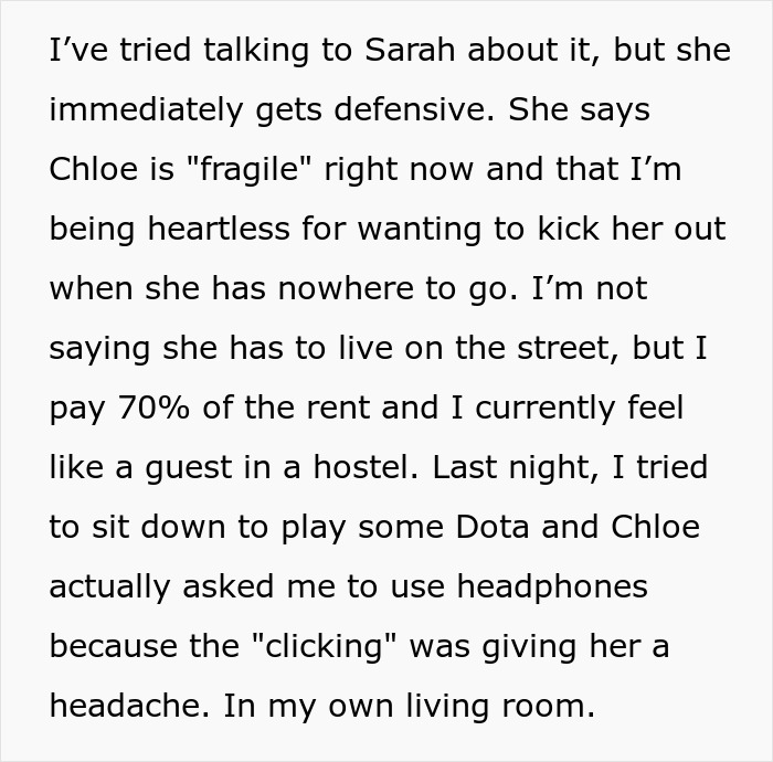 Woman Crashes At Friend&rsquo;s Home After Breakup, Blasts Reality TV And Stresses Out The Cats