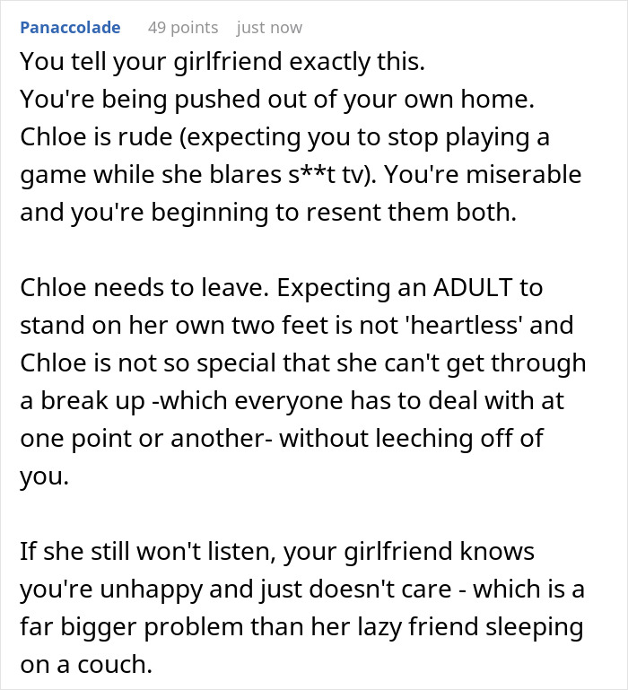 Woman Crashes At Friend&rsquo;s Home After Breakup, Blasts Reality TV And Stresses Out The Cats