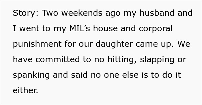 “No Hitting”: Mom Ignores MIL’s Crocodile Tears After She Jokes About Spanking Her Daughter