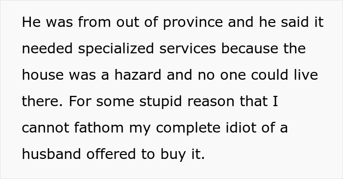 Guy Secretly Buys A Fixer-Upper Full Of Hazards, Wife Opens The Door To Mold And Financial Nightmare