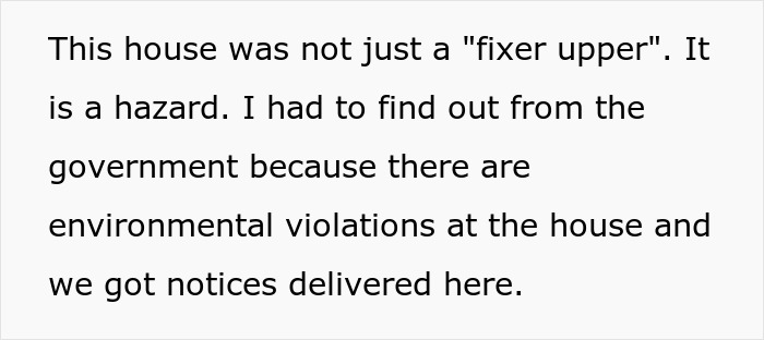 Guy Secretly Buys A Fixer-Upper Full Of Hazards, Wife Opens The Door To Mold And Financial Nightmare