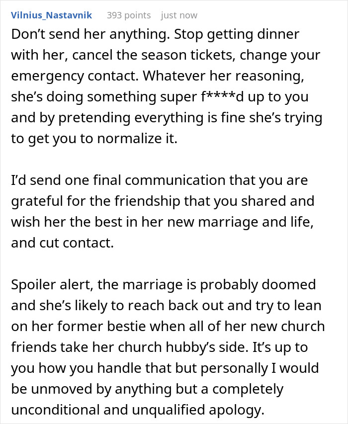 Christian Bride Excludes Muslim Best Friend From Wedding, Sends Her The Gift Registry Anyway