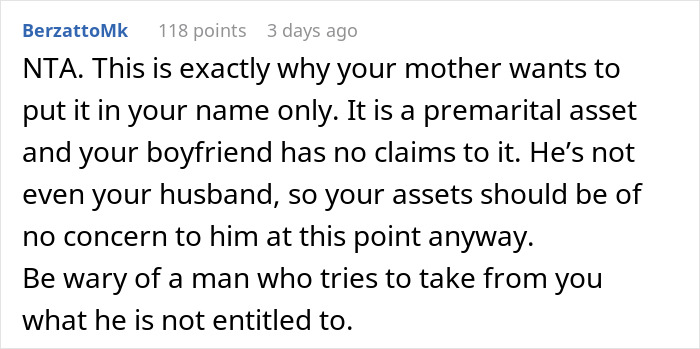 Woman Stands Firm On Accepting Property In Her Name, Boyfriend Takes It As A Personal Attack