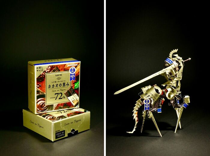 Japanese Artist Turns Product Packaging Into Art, And The Result Might Amaze You (21 New Pics)