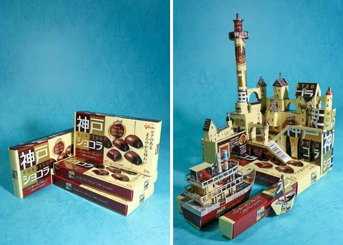 Japanese Artist Turns Product Packaging Into Art, And The Result Might Amaze You (21 New Pics)