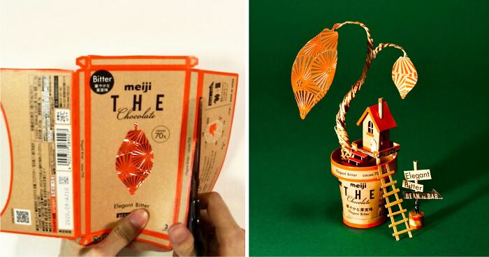Japanese Artist Turns Product Packaging Into Art, And The Result Might Amaze You (21 New Pics)