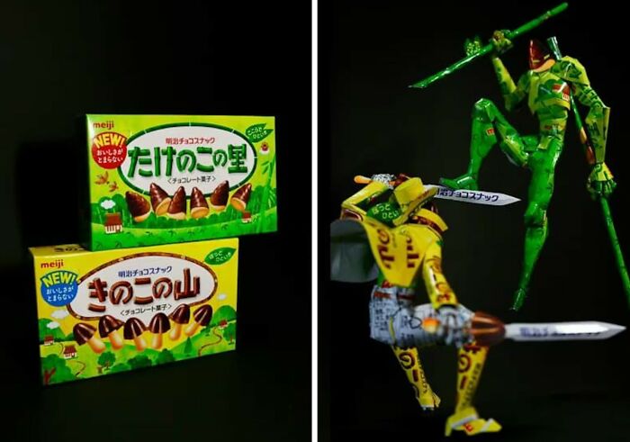 Japanese Artist Turns Product Packaging Into Art, And The Result Might Amaze You (21 New Pics)