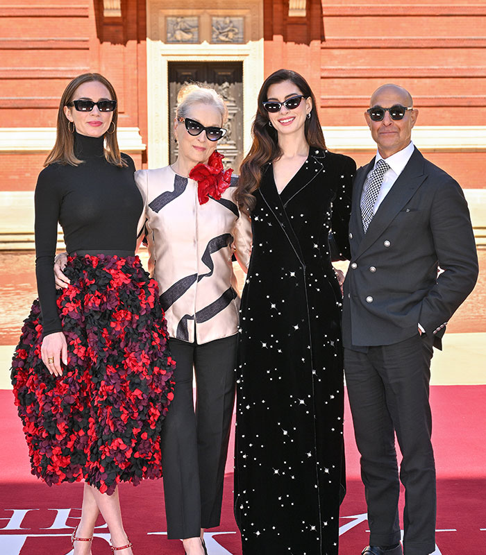 Meryl Streep And Stanley Tucci&rsquo;s Viral Eye Roll Toward Emily Blunt During Awkward Interview