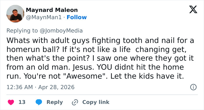 Fury Erupts After Man Grabs Baseball From Young Girl, Reporter Restores Justice