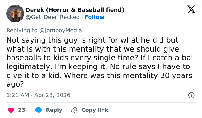 Fury Erupts After Man Grabs Baseball From Young Girl, Reporter Restores Justice