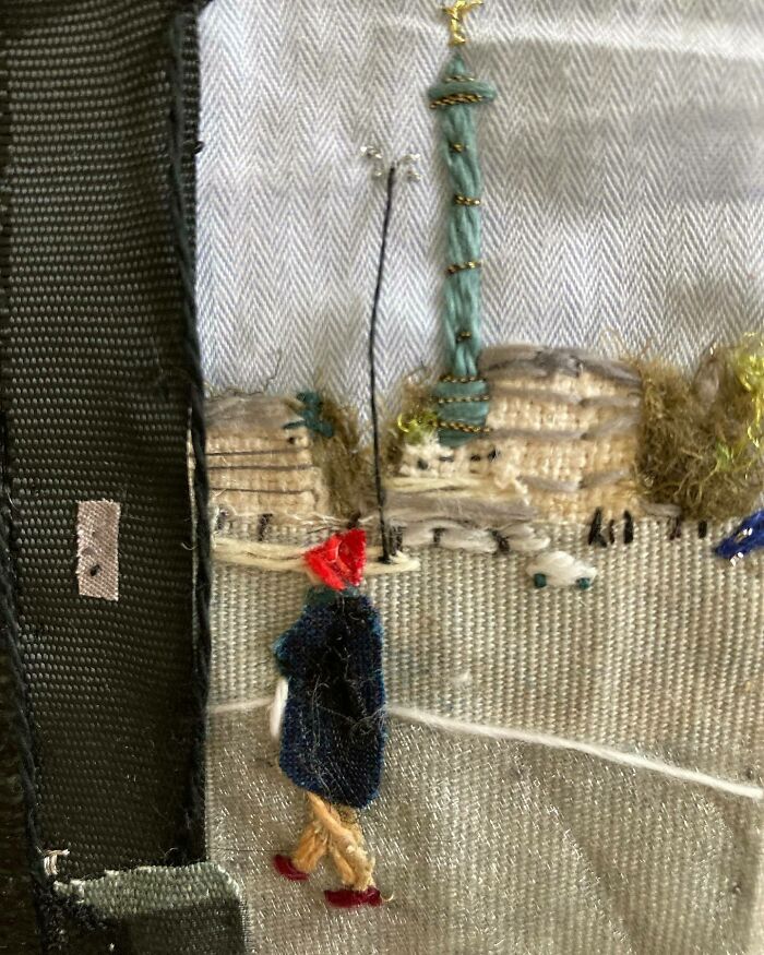 Artist Uses Embroidery And Recycled Fabrics To Capture The Magic Of Simple Everyday Scenes (55 Pics)