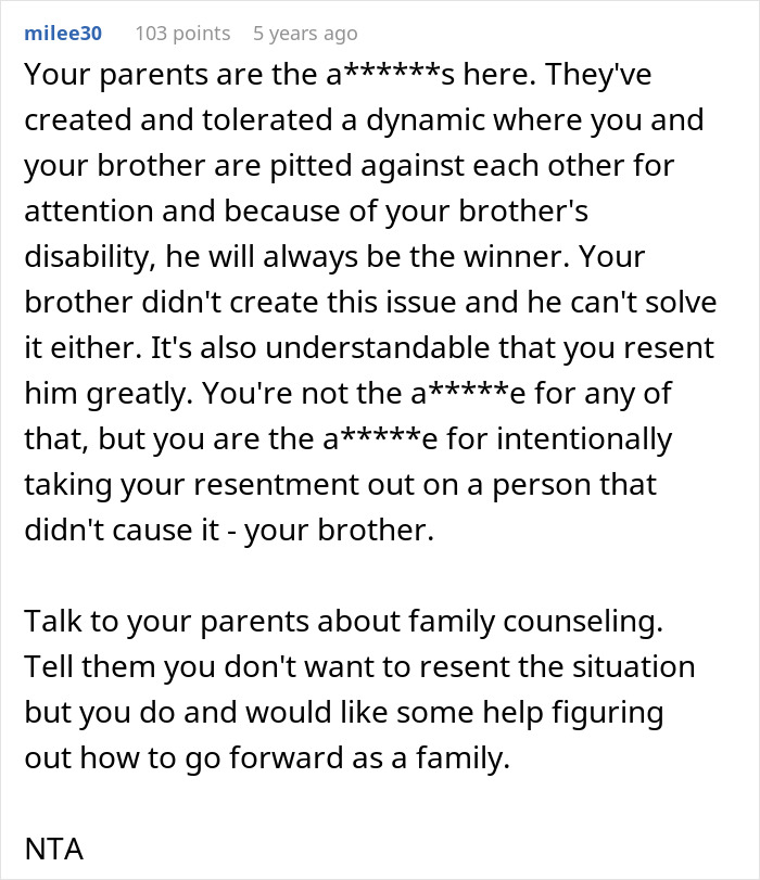 The Internet Calls Out This College Student After She Reveals Why She Hates Her Disabled Brother