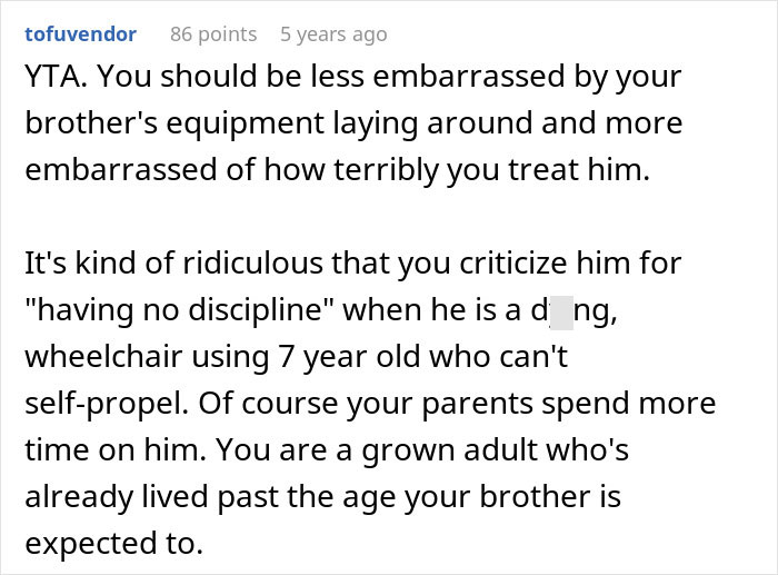 The Internet Calls Out This College Student After She Reveals Why She Hates Her Disabled Brother