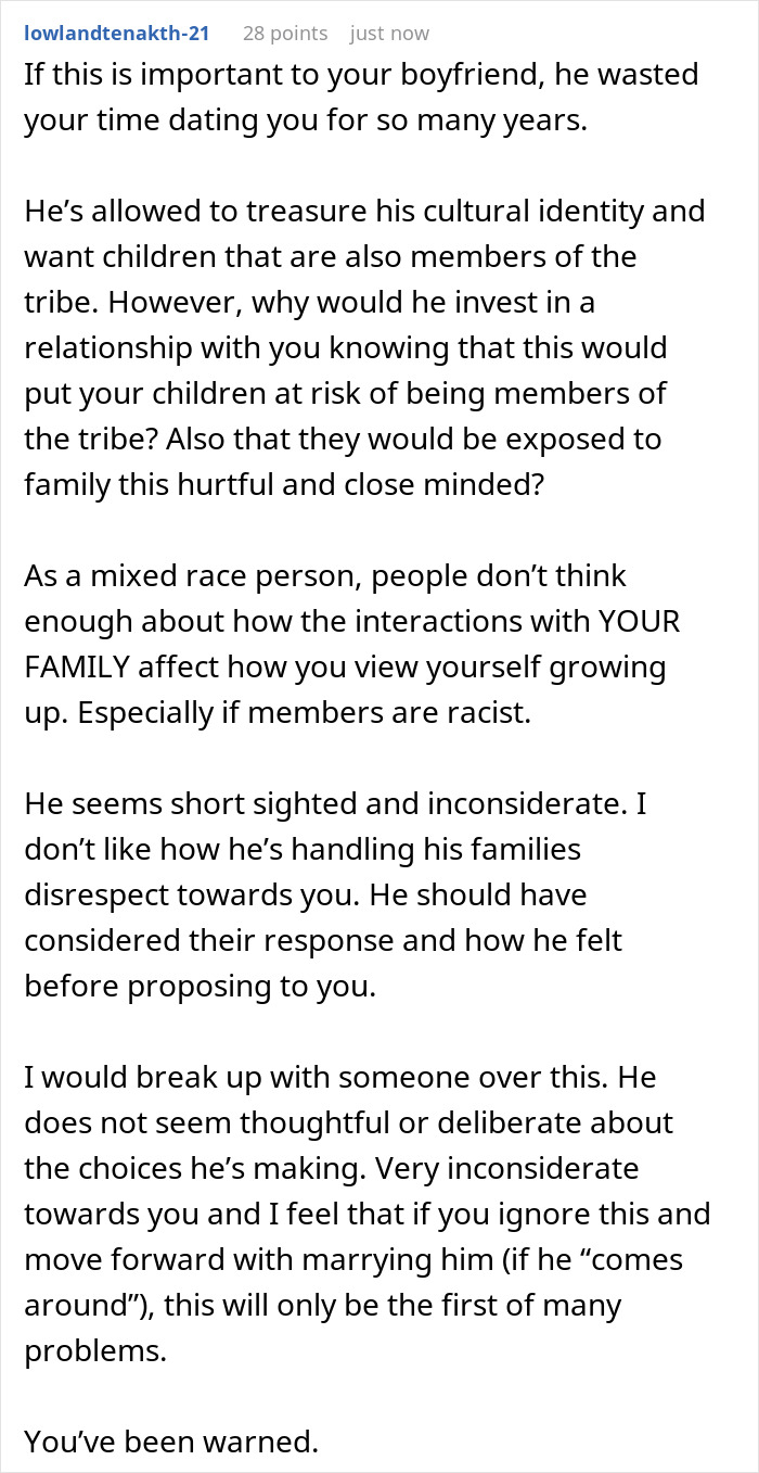 Italian Woman’s Engagement Falls Into Doubt After Native Fiancé’s Family Rejects Her For Her Blood