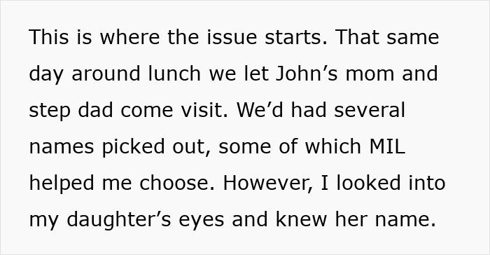 Controlling MIL Picks A Messy Fight Over A Baby Name, Gets Escorted Out By Police At Family Dinner