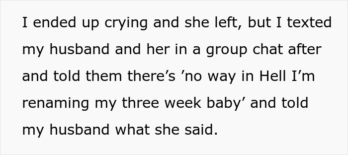 Controlling MIL Picks A Messy Fight Over A Baby Name, Gets Escorted Out By Police At Family Dinner