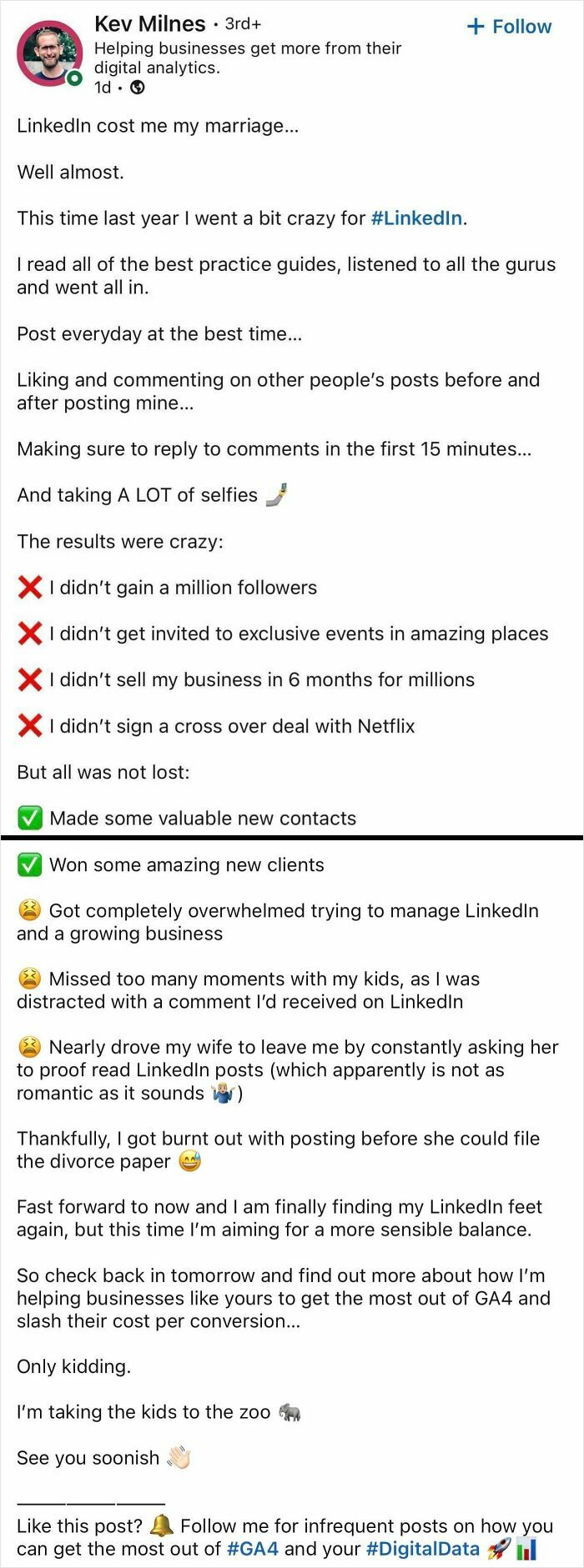 “5AM Success Bro”: 83 LinkedIn Posts So Cringey, They Turned Into Roast-Worthy Content