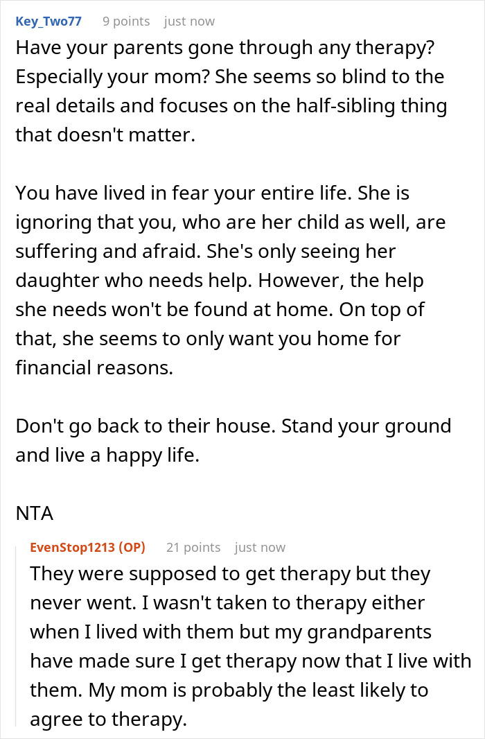 19YO’s Violent Fits Terrify Teen Bro, Parents Disregard His Fear And Expect Him To Live With Them