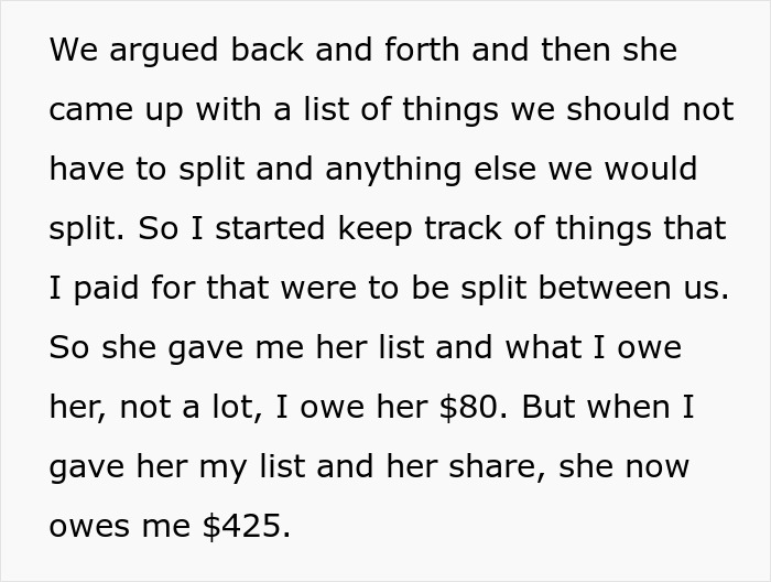 Petty Ex Tries To Play The Split Game, Ends Up Getting Played Herself As She Owes Guy $425