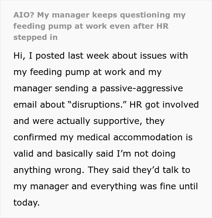 Woman Relies On Feeding Tube 20 Hours A Day, Is Asked By Manager To &ldquo;Avoid Using It&rdquo; In The Office