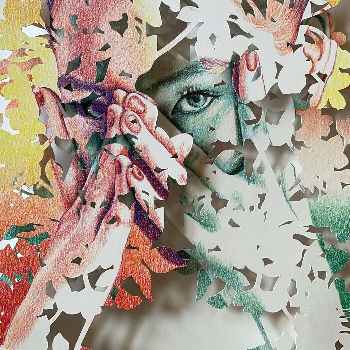 37 Delicate Paper Cut Collages By This Artist That Explore Identity Through Layers And Shadow