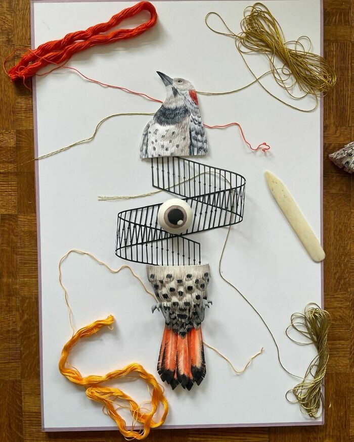 37 Delicate Paper Cut Collages By This Artist That Explore Identity Through Layers And Shadow