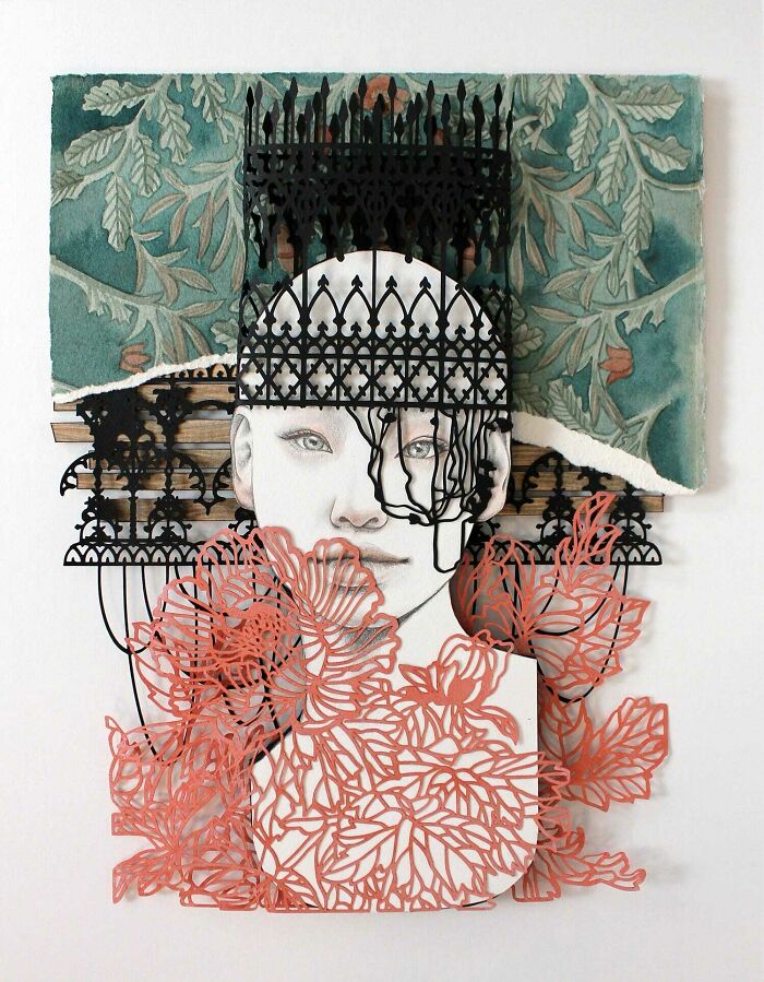 37 Delicate Paper Cut Collages By This Artist That Explore Identity Through Layers And Shadow