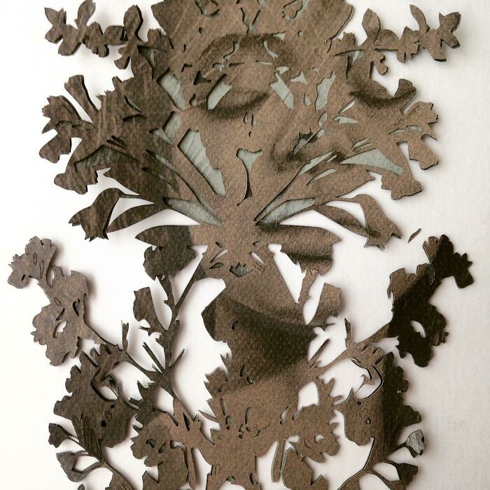 37 Delicate Paper Cut Collages By This Artist That Explore Identity Through Layers And Shadow