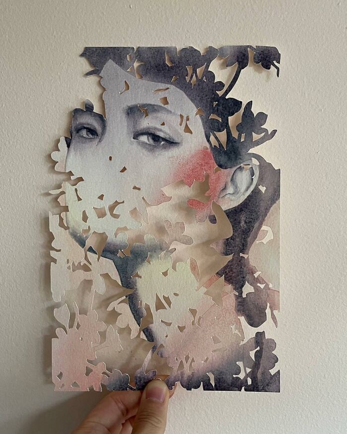 37 Delicate Paper Cut Collages By This Artist That Explore Identity Through Layers And Shadow