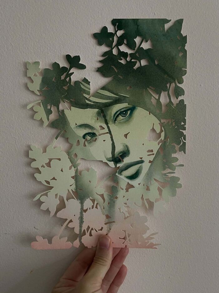37 Delicate Paper Cut Collages By This Artist That Explore Identity Through Layers And Shadow