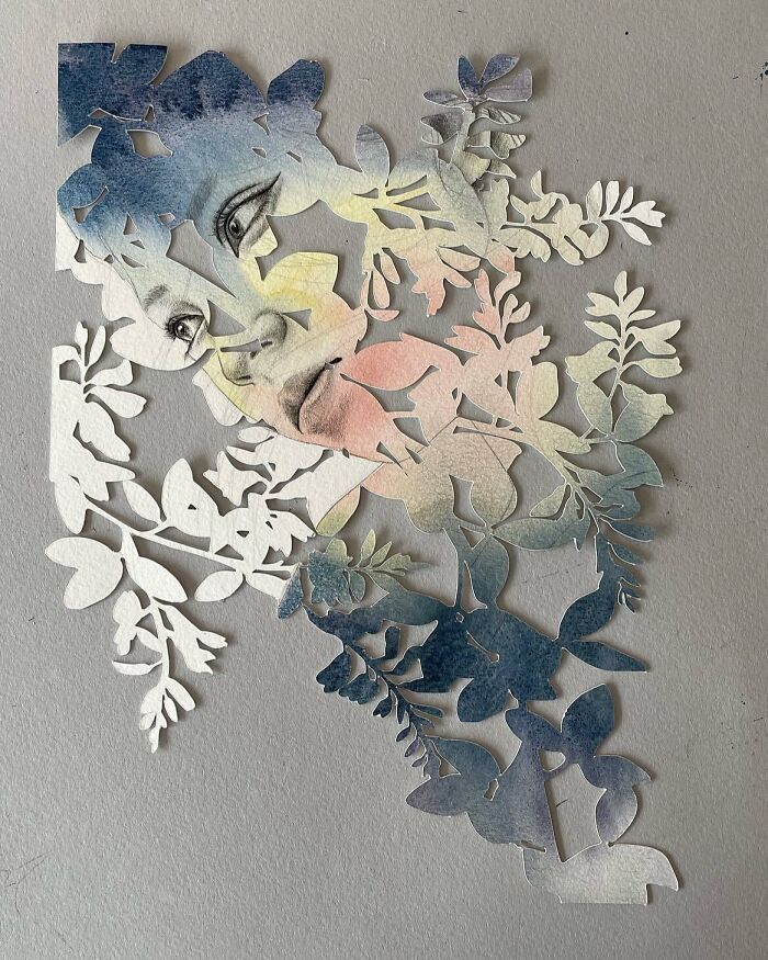 37 Delicate Paper Cut Collages By This Artist That Explore Identity Through Layers And Shadow