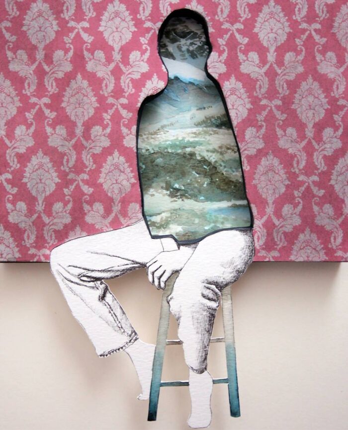 37 Delicate Paper Cut Collages By This Artist That Explore Identity Through Layers And Shadow