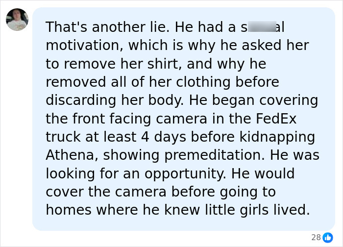 FedEx Driver Took Athena Strand&rsquo;s Life After She Caught Him Doing Something Inappropriate